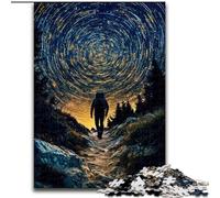 Puzzle 1000 pièces Night Sky Traveler pour Adolescents, Staycation Kill Time, Chaque pièce est Unique - Jeu Familial Stimulant et Amusant 26x38cm
