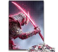 Puzzle 1000 pièces Ninja Néon Japonais Jeu éducatif Familial Offrez des Cadeaux à Toute la Famille à partir de 14 Ans 50x75cm
