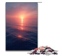 Puzzle 1000 pièces « Niveau de la mer à l'aube » pour Adultes pour Les Adolescents de 14 Ans et Plus. 1000 pièces (75 x 50 cm).