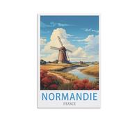 Puzzle 1000 pièces Normandie Frances pour Adultes, Un Jeu Stimulant pour Toute la Famille, idéal comme Cadeau pour Hommes et Femmes (50 x 70 cm).