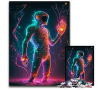 Puzzle 1000 pièces « Nous Sommes Les extraterrestres » pour Adultes, idéal pour décorer la Maison ou Le Bureau, Cadeau de Noël idéal 50x75cm/19,68x29,52 Pouces.