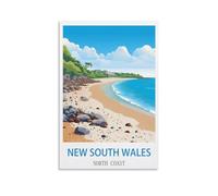 Puzzle 1000 pièces, Nouvelle-Galles du Sud Côtes Nord, Puzzle Classique 3D à Monter soi-même, Jouet en Papier, Cadeau Unique, Culture Locale, 38 x 26 cm