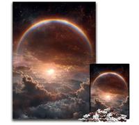 Puzzle 1000 pièces Nuage Arc-en-Ciel en Carton, Jeux éducatifs, Anti-Stress, décoration d'intérieur, pour 14 Ans, 26x38cm