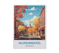 Puzzle 1000 Pièces，Nuremberg Allemagne，pour Adultes Adolescents Scies Sauteuses 1000 Pièces Idéal pour La Relaxation Méditation Passe-Temps Cadeau d'anniversaire（38x26cm）-FE61
