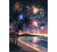 Puzzle 1000 Pièces, Océan & Arbre Puzzle en Bois Durable 1T#2117 | Puzzle en Bois, Découpe de Précision, Encres aux Couleurs Vives, Loisir Relaxant, Décoration Intérieure, Cadeau, 50x75cm