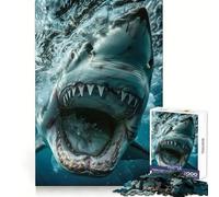 Puzzle 1000 pièces Oceanic Predator UpClose pour Adolescents Cadeau Artistique, décompressant et Anti-Stress (38x52cm)
