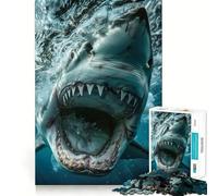 Puzzle 1000 pièces Oceanic Predator UpClose pour Adolescents Cadeau Artistique, décompressant et Anti-Stress (38x52cm)