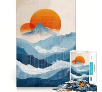 Puzzle 1000 pièces Oceanic Sun pour Adolescents, Jeu de logique et de détente, découpe précise, Cadeau précieux (38x26cm)