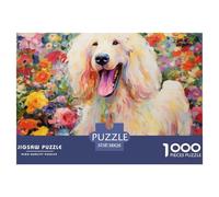 Puzzle 1000 Pièces Oil Painting ChienJeux Éducatif Défi Jouets Cadeaux Puzzles Classiques pour Adultes Et Enfants À Partir De 14 Ans,Cocker Spaniel 38x26cm/1000pcs