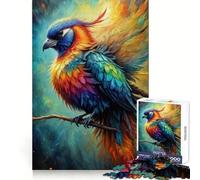 Puzzle 1000 pièces Oiseau Arc-en-Ciel pour Adultes, Jeu de logique mentale, Moment de sérénité, découpe Ferme, Cadeau de Noël (50x75cm)