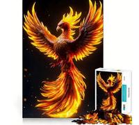 Puzzle 1000 pièces Oiseau Phénix pour Adultes Jeu de réflexion Intelligent Amusant et précis Décoration Artistique (50x75cm)