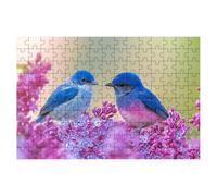 Puzzle 1000 Pieces Oiseau, Puzzle Fleur Adulte, Puzzles Classiques Jeux Educatifs pour Activité Familiale, Qualité Supérieure Puzzles en Bois avec Boite Cadeau Homme Cadeau Femme, Decoration -1442