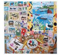Eeboo Puzzle Seabirds – 1000 pièces pour adultes en carton coloré