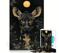 Puzzle 1000 pièces Okapi au Clair de Lune pour Adolescents Jeu de logique et de détente Découpe précise Cadeau précieux (50x75cm)