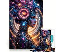 Puzzle 1000 pièces Oracle Céleste Découpe Précise Jeu de Réflexion Amusant Jeu de Détente Cadeau de Loisirs Festifs (38x26cm)