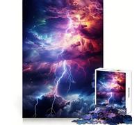Puzzle 1000 pièces Orage Arc-en-Ciel pour Adolescents, Jeu Intelligent d'intérieur, découpe précise, Cadeau Exquis (50x75cm)