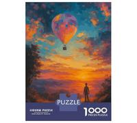 Puzzle 1000 Pièces Orca Breaching at Sunset Painting pour Adolescents - Jeu De Réflexion - Cadeaux pour Femmes - Idées Cadeaux Uniques pour Un Anniversaire Ou Noël 38x26cm/1000pcs