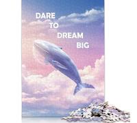 Puzzle 1000 pièces Osez rêver Grand Puzzles en Papier Jouets éducatifs Cadeaux de Noël 38 x 26 cm/1000 pièces