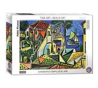 Puzzle 1000 pièces : Pablo Picasso : Paysage Méditerranéen Coloris Unique
