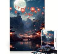 Puzzle 1000 pièces Pagode du Japon pour Adultes, Jeu de réflexion, pièce d'art aux découpes précises (38x52cm)