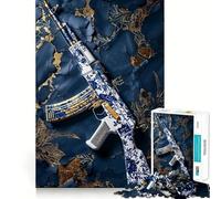 Puzzle 1000 pièces Paix brisée à découpe Lisse,Jeu créatif et Relaxant,Cadeau de Noël idéal (50x75cm)