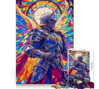 Puzzle 1000 pièces Paladin ailé pour Adolescents, idéal pour stimuler la mémoire et se détendre, découpe précise, Cadeau d'anniversaire (38x52cm)