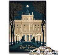Puzzle 1000 pièces Palais Royal de Madrid pour Adolescents, Jouet éducatif Anti-Stress, idéal comme Cadeau pour Toute la Famille (1000 pièces, 50x75cm)