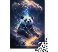 Puzzle 1000 pièces Panda Fantastique pour Adultes et Adolescents, Puzzle Papier, Cadeaux de Noël, 1000 pièces (38x26cm)