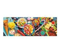 Puzzle 1000 pièces panoramique : Délices sucrés Trefl