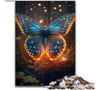 Puzzle 1000 pièces Papillon Magique Puzzle en Carton, pour Les Anniversaires, Les fêtes et la décoration intérieure 1000 pièces(26x38cm)