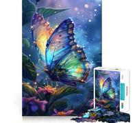 Puzzle 1000 pièces Papillon psychédélique pour Adolescents Développe la mémoire Amusant et Relaxant Design et Surprise garantis 38x26cm