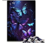 Puzzle 1000 pièces Papillons colorés pour Adolescents, Cadeau d'anniversaire pour Tuer Le Temps, décoration Murale pour Les 14 Ans et Plus (26x38cm)