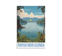 Puzzle 1000 pièces, Papouasie-Nouvelle-Guinée. Puzzle Classique de 1000 pièces pour Adultes et Enfants, idéal pour Toute la Famille. Dimensions : 52 x 38 cm.