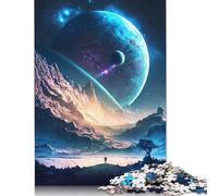 Puzzle 1000 pièces Paradis Planétaire pour Adultes, Difficulté : Puzzle Détente, Jouet, Cadeau d'halloween (75 x 50 cm)