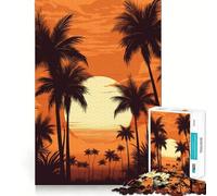 Puzzle 1000 pièces Paradis Tropical, Bords Nets, Jeu cognitif, Jouet Amusant et Facile à Utiliser, Cadeau de Noël et de Loisirs (38x52cm)