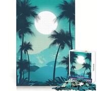 Puzzle 1000 pièces Paradis Tropical pour Adolescents, idéal pour stimuler l'intellect et Passer Un agréable Moment Bords précis, Un Vrai régal pour Les fêtes (38x26cm)