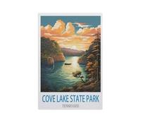 Puzzle 1000 Pièces，Parc d'État Cove Lake, Tennessee，Puzzle 1000 Pieces Adultes Jouet De Décompression Intellectuel Éducatif Puzzles Jeu De Fam（50x70cm）-GD53