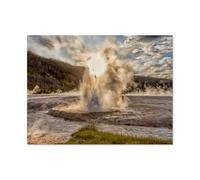 Puzzle 1000 Pièces，Parc National de Yellowstone, Wyoming，3D Adultes Papier Jouets Éducatifs Meilleur Cadeau d'anniversaire Garçons Filles（38x26cm）-AZ62