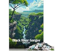 Puzzle 1000 pièces Parc National des Gorges de la Rivière Noire, île Maurice, pour Adultes, Puzzles en Papier, Jouets éducatifs, Jeux familiaux, 38 x 26 cm, 1000 pièces