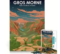 Puzzle 1000 pièces Parc National du Gros-Morne Découpe précise Jeu d'art et de développement cognitif Loisirs et Divertissement Cadeau apaisant pour Noël (38x52cm)