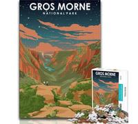 Puzzle 1000 pièces Parc National du Gros-Morne pour Adolescents et Adultes Jouets éducatifs, idéal comme Cadeau pour Toute la Famille 50x75cm