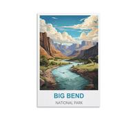 Puzzle 1000 pièces, Parcs nationaux de Big Bend, Jeu éducatif et Relaxant, pour Adultes et Enfants, Décoration intérieure 38 x 26 cm