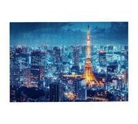 Puzzle 1000 Pieces Paris, Puzzle 1000 Pièces Adultes Ville, Puzzles en Bois pour Adultes Jeux Educatifs, Puzzles avec Une Boîte d'emballage Exquise pour Cadeau Femme, Tableau Decoration Murale -3282