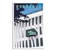 Puzzle 1000 pièces, Parking de Bordeaux, France. Puzzle 1000 pièces pour Adolescents et Enfants. Jeu de réflexion Stimulant. 52 x 38 cm.