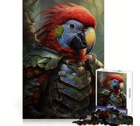 Puzzle 1000 pièces Parrot Knight pour Adultes, Jeu de logique Fine, Silencieux et Amusant, Bords Nets, Cadeau mémorable (50x75cm)