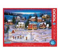 Puzzle 1000 pièces : Patinage à la lueur des étoiles Eurographics G
