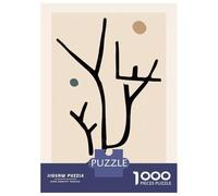 Puzzle 1000 Pièces Paul Klee Abstract Nature Puzzle Adulte Jeu Manuel pour S'amuser en Famille Cadeaux Uniques pour Un Anniversaire Et Noël 52x38cm/1000pcs