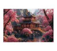 Puzzle 1000 Pièces Paysage, 1000 Pièces Puzzle Adulte, Jeu de Concentration, 75x50cm Grand Puzzles Bois pour Décoration Maison, Jeu de Puzzles Paysage pour Toute la Famille, Cadeau Femme/Homme, -8106