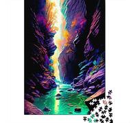 Puzzle 1000 pièces Paysage Anime pour Adultes et Puzzle en Bois pour Les Amateurs de Puzzles 1000 pièces (75 x 50 cm)