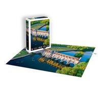Puzzle 1000 pièces paysage - château de chenonceau - touraine Multicolore G